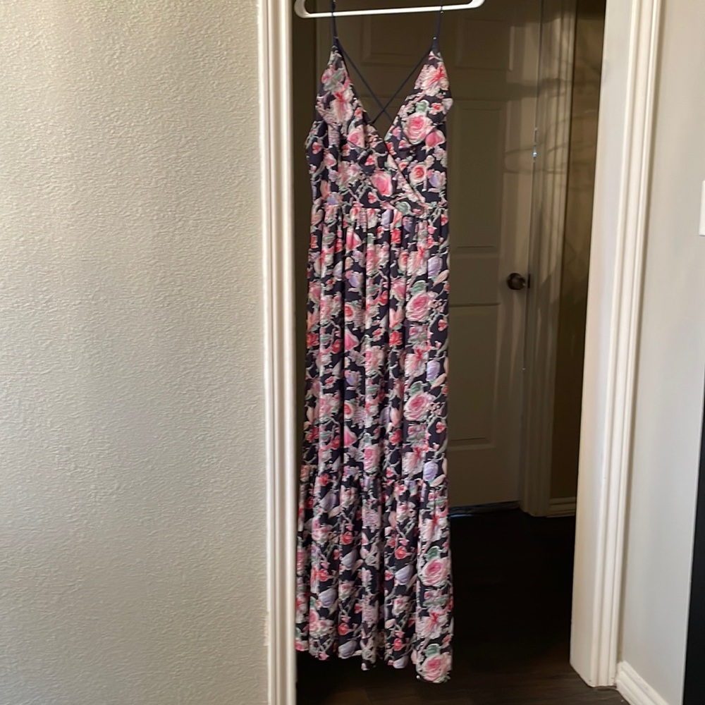 Beautiful navy floral dress